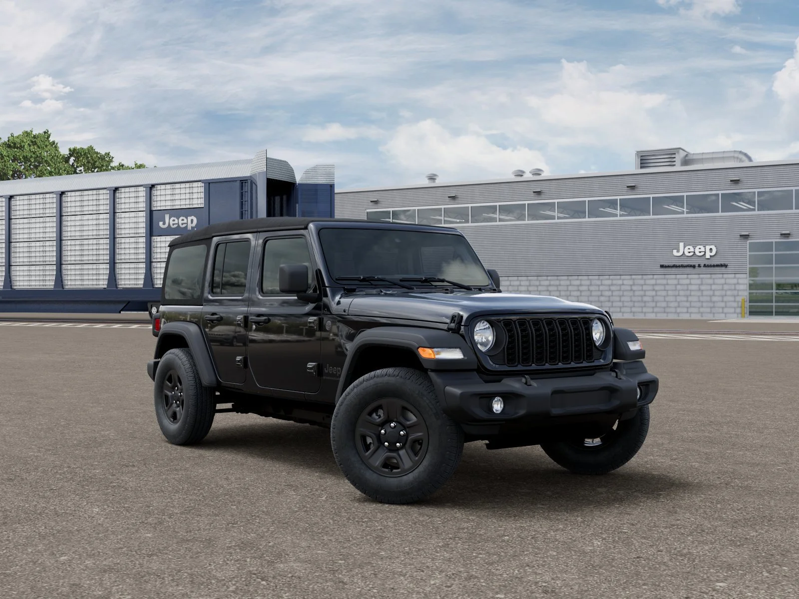 New 2026 Black Clear-Coat Exterior Paint Jeep Sport image 5
