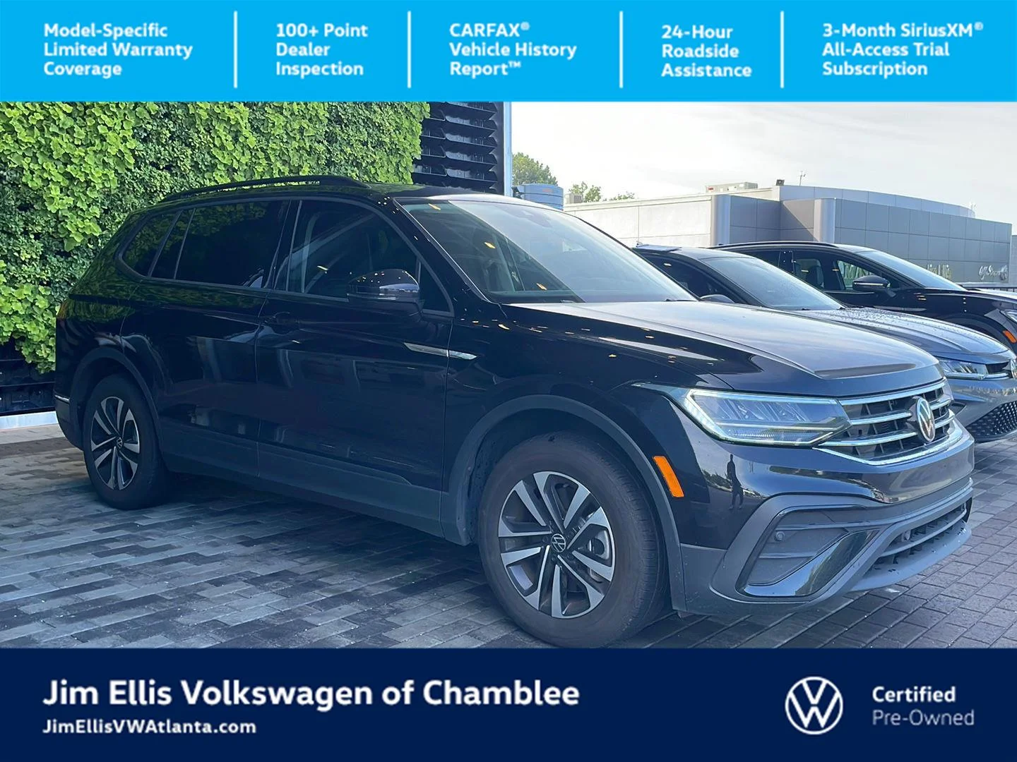 Certified Used 2023 Deep Black Pearl Volkswagen S image 1