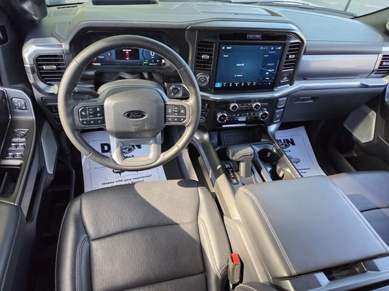 Used 2025 Space White Metallic Ford LARIAT image 10