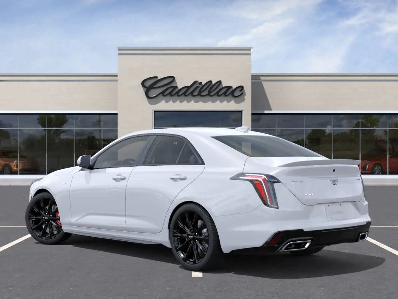 New 2026 Vibrant White Tricoat Cadillac Sport image 3
