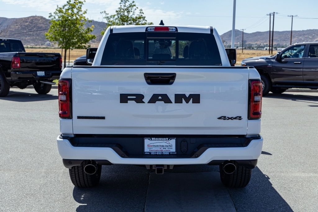 New 2026 Bright White Clear-Coat Exterior Paint RAM Big Horn Night Edition image 4