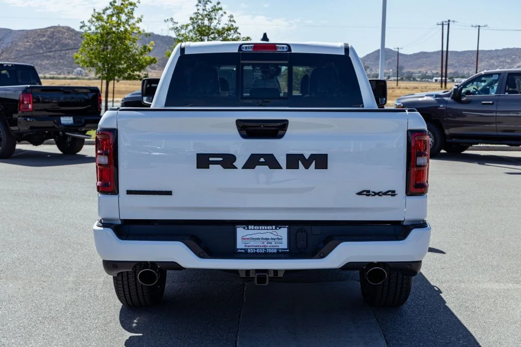 New 2026 Bright White Clear-Coat Exterior Paint RAM Big Horn Night Edition image 5