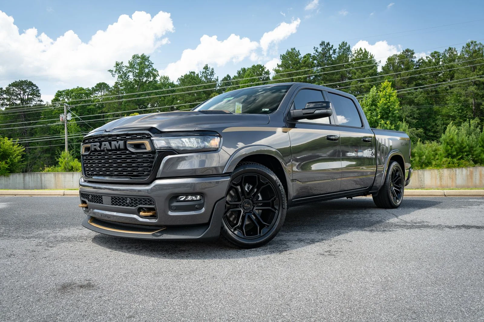New 2026 Granite Crystal Metallic Clear-Coat Exterior Paint RAM Big Horn with DC 650 Supercharged Package image 5