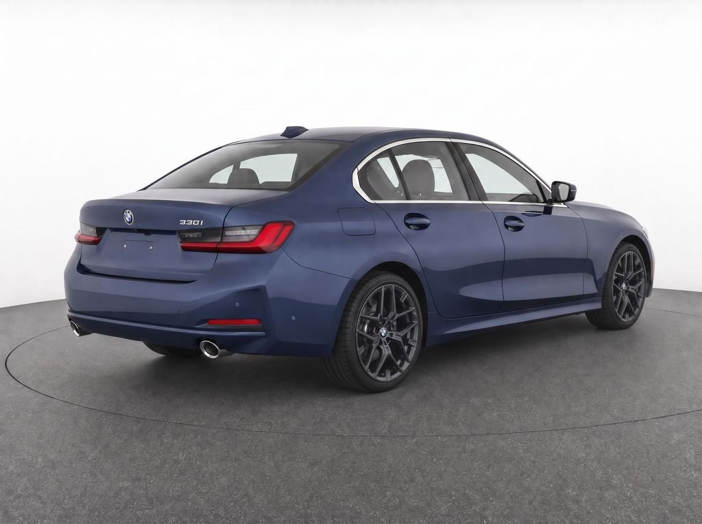 Certified Used 2025 Arctic Race Blue metallic BMW 330i image 3
