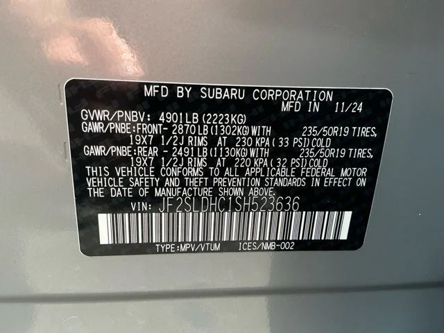 Used 2025 River Rock Pearl Subaru Sport image 16