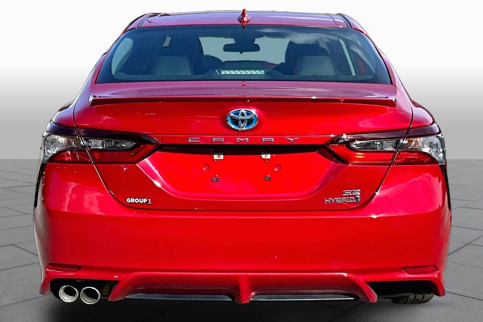 Certified Used 2024 Supersonic Red Toyota Hybrid SE image 5