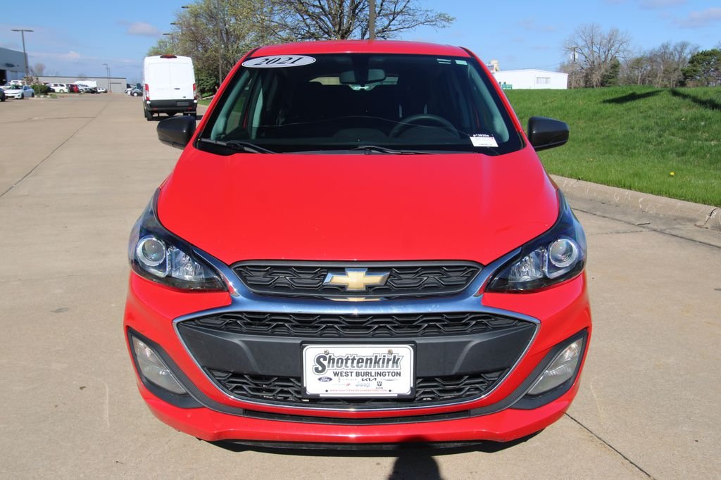 Used 2021 Chevrolet Spark LS with VIN KL8CB6SA0MC713171 for sale in West Burlington, IA