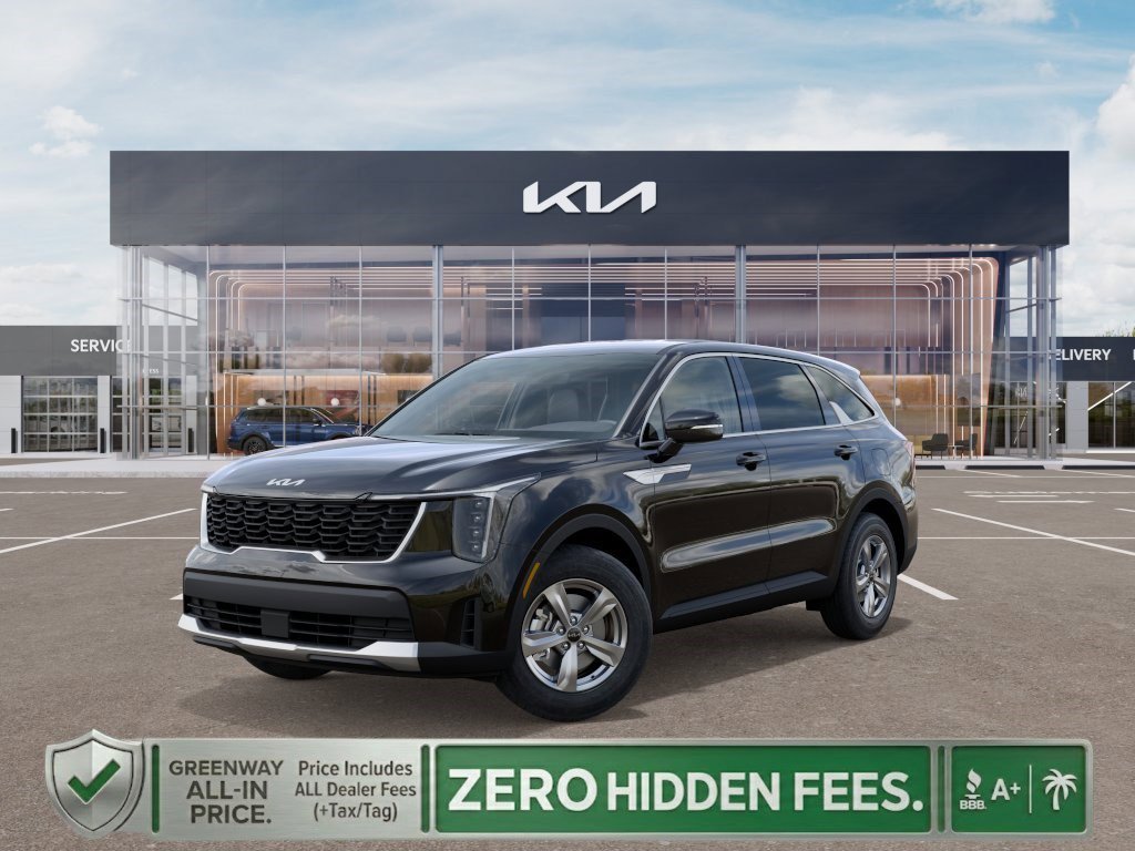 New 2026 Ebony Black Kia LX image 1