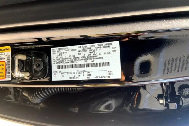 New 2026 Agate Black Metallic Ford XLT image 13