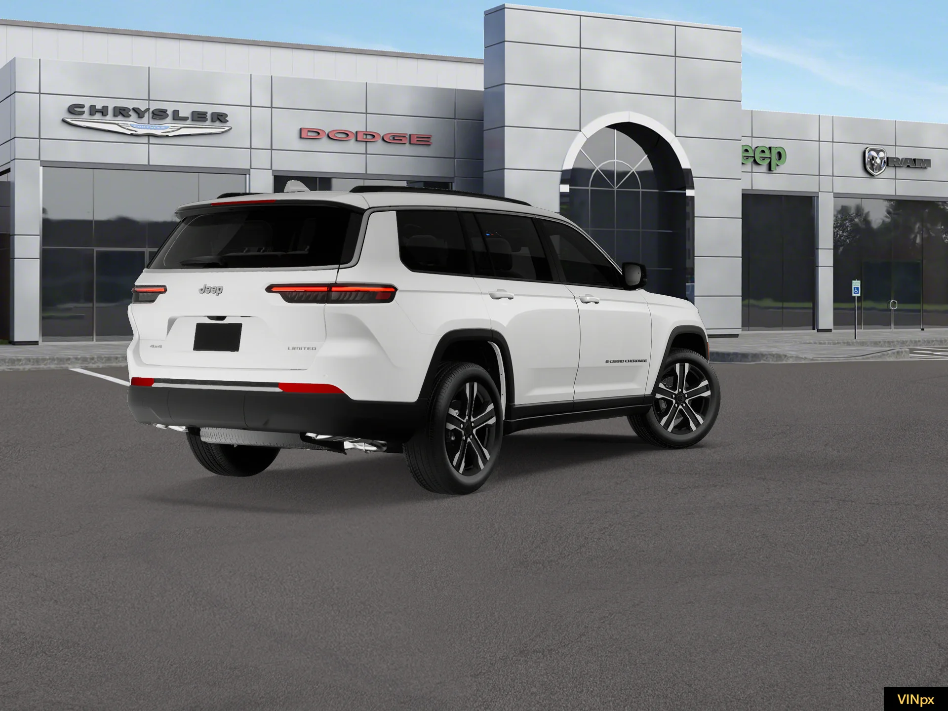 New 2027 Bright White Clearcoat Jeep Limited image 7