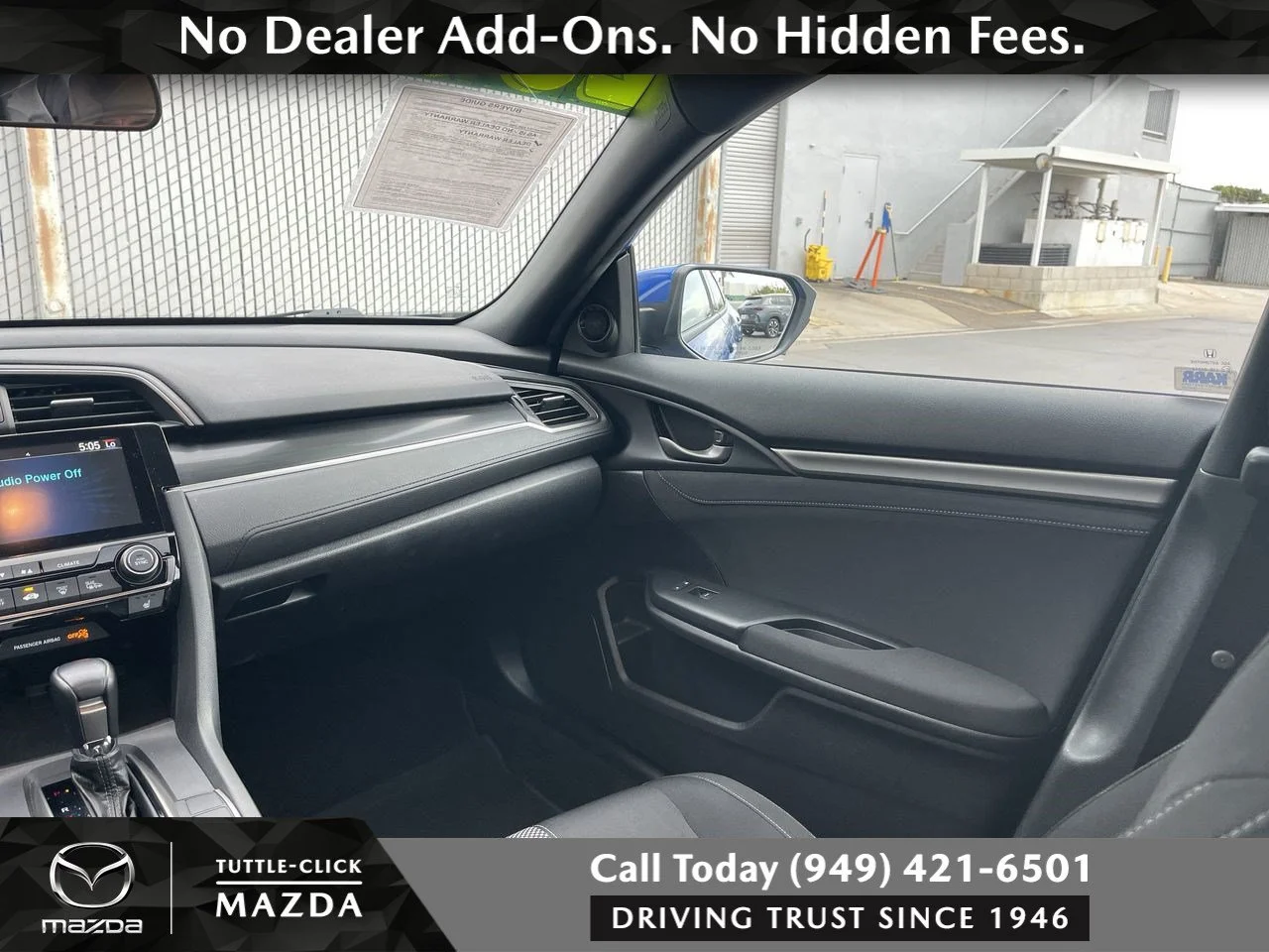 Used 2020 Blue Honda EX image 3