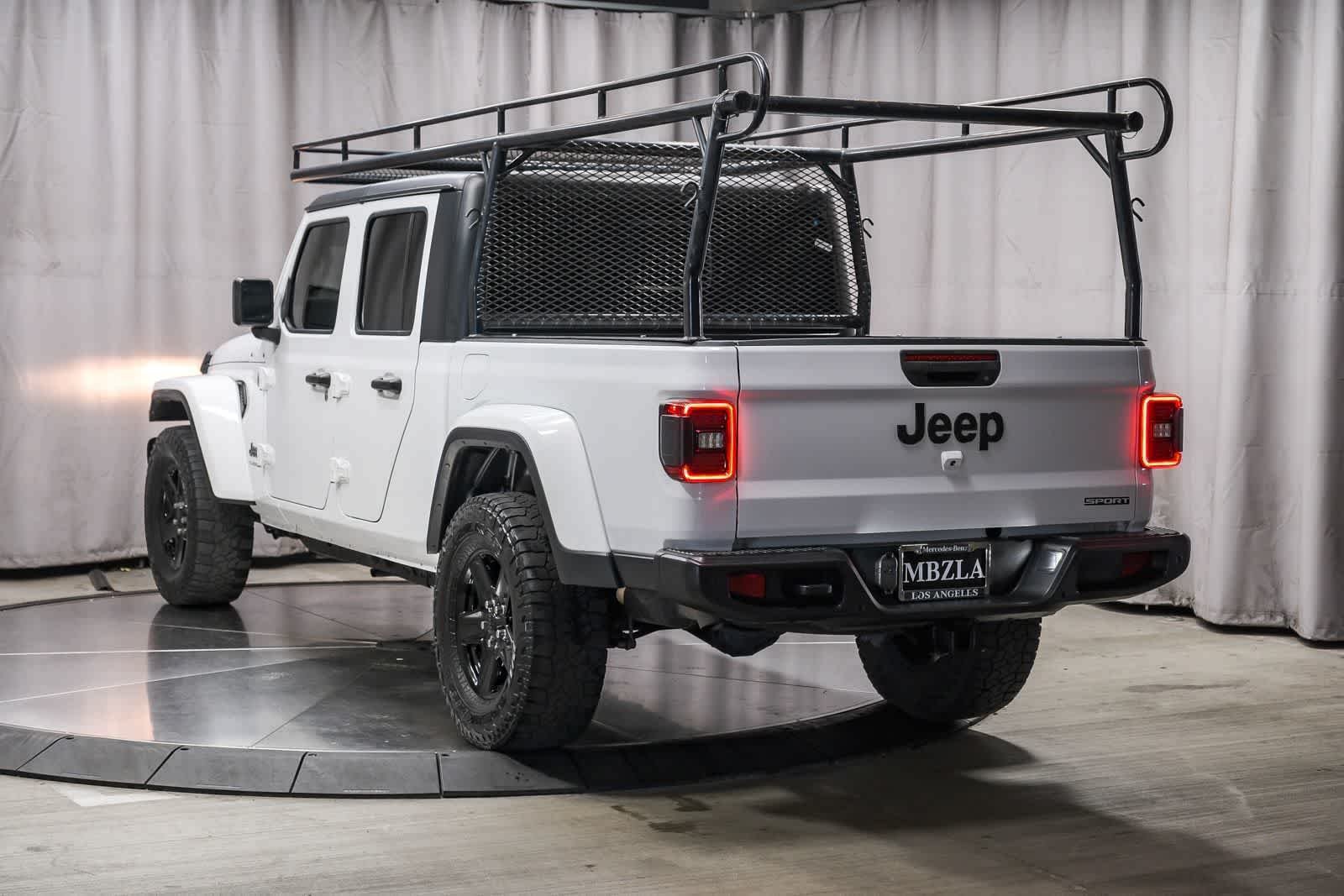 Used 2021 Bright White Clearcoat Jeep Sport S image 2