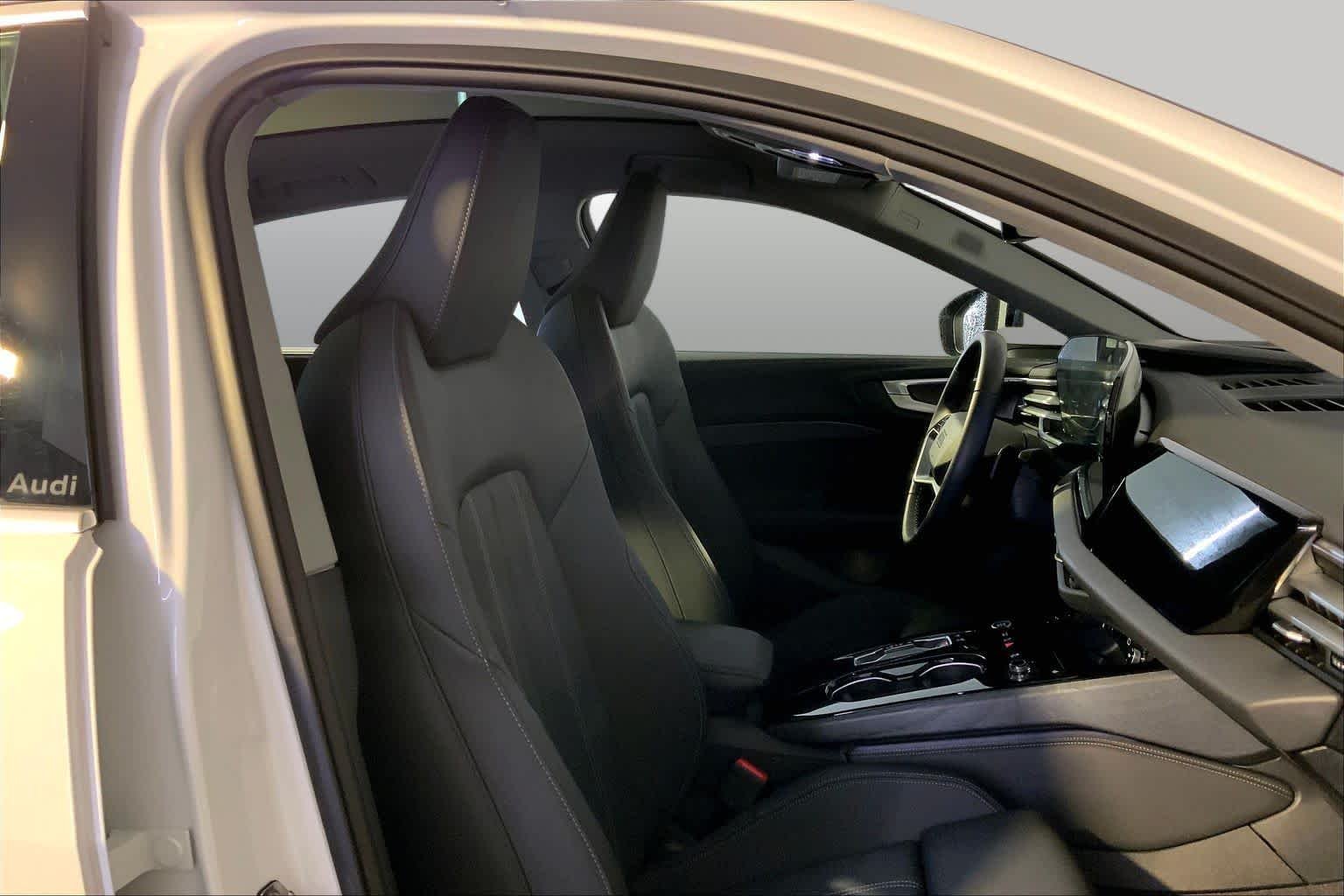 Used 2025 Glacier White Metallic Audi Premium Plus image 8