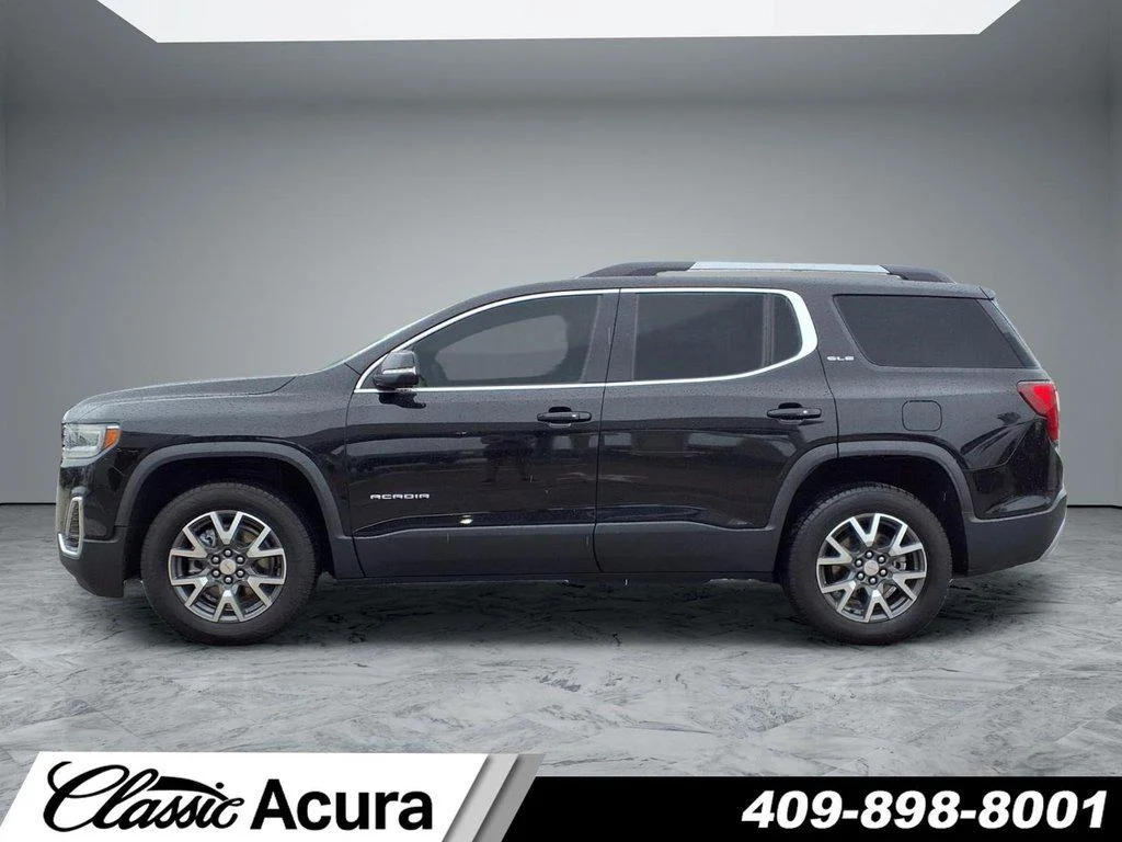 Used 2023 Ebony Twilight Metallic GMC AWD SLE image 7