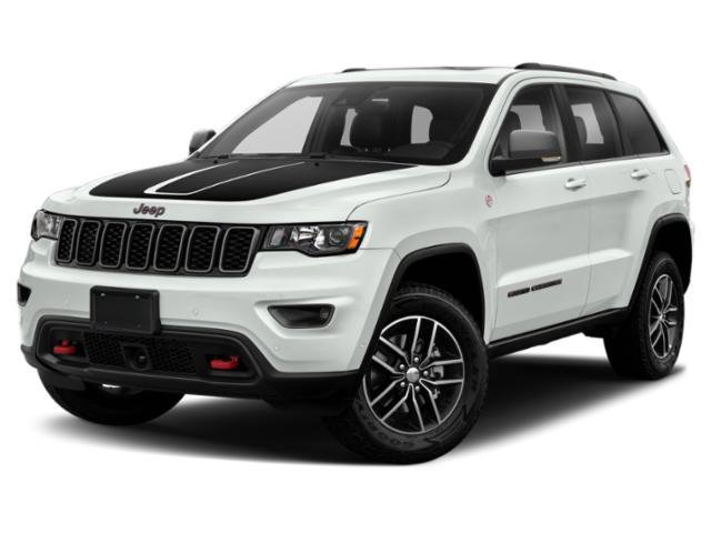 Used 2019 Bright White Clearcoat Jeep Trailhawk image 1