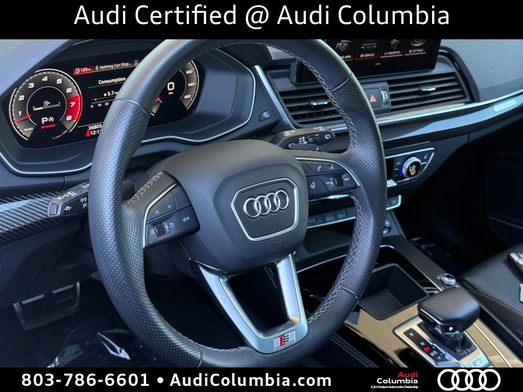 Certified Used 2023 White Audi Premium Plus image 18