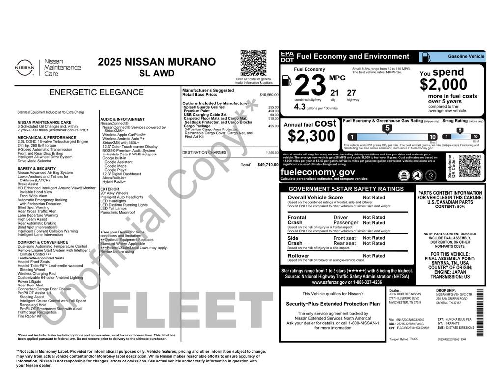 Used 2025 Blue Nissan SL image 4