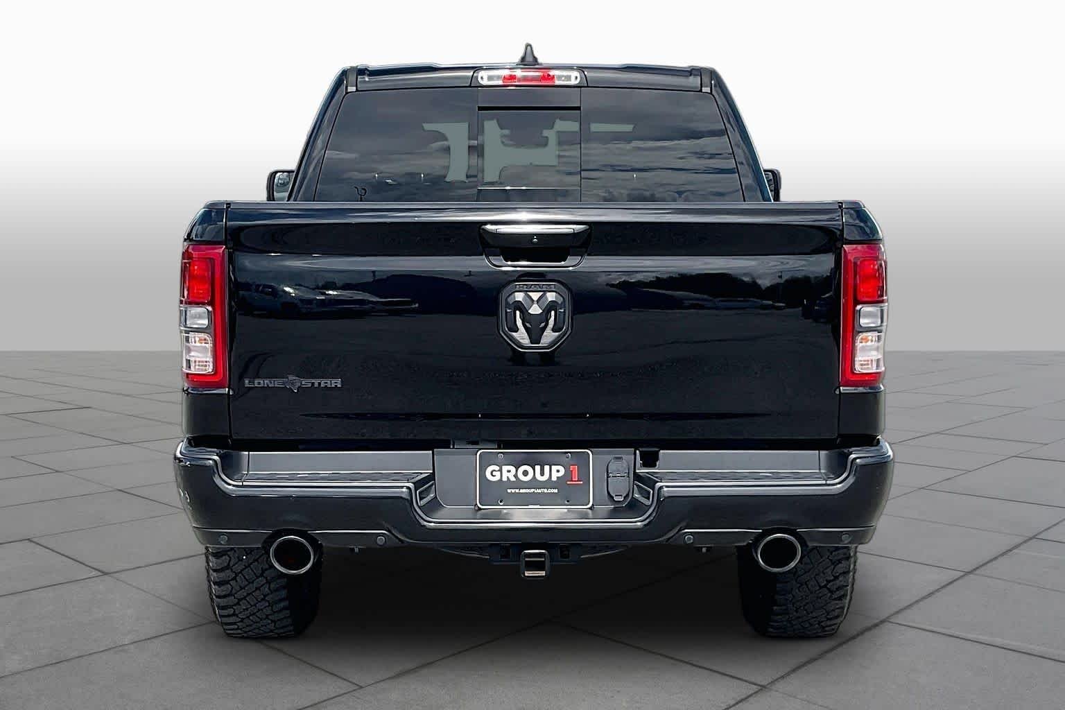 Used 2020 Diamond Black Crystal Pearlcoat Ram Lone Star image 5