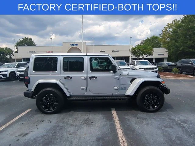 Used 2024 Silver Jeep Sahara 4xe image 6