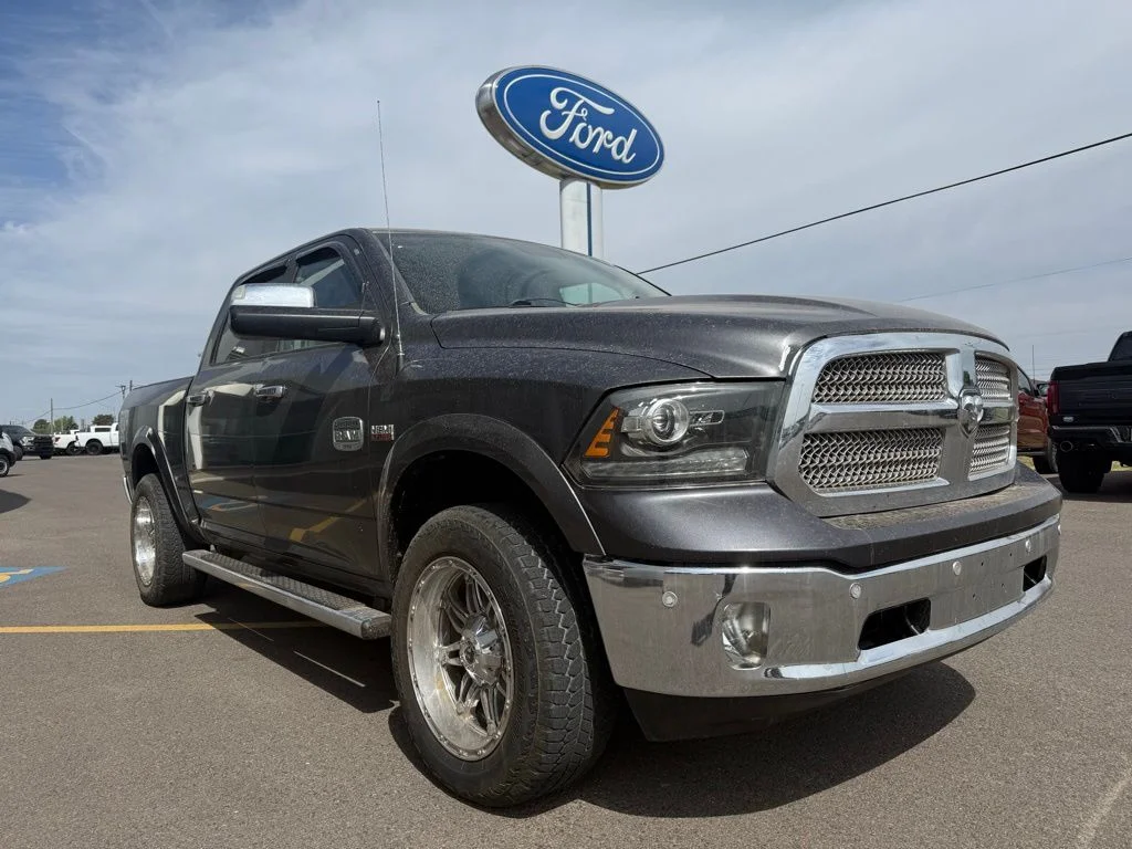 Used 2016 Granite Crystal Clearcoat Metallic Ram Laramie Longhorn image 4