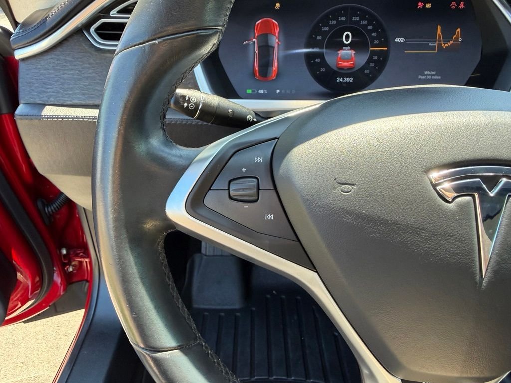 Used 2013 Red Tesla Performance image 16