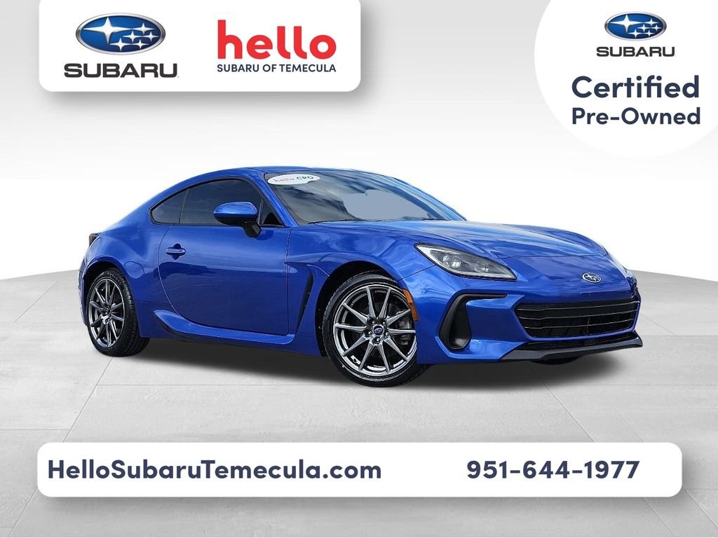 Certified Pre-Owned 2022 Subaru BRZ Premium 2D Coupe in #4N03855A