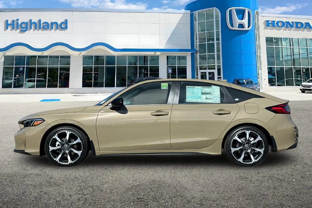 New 2026 Sand Dune Pearl Honda FWD Touring Hybrid image 2