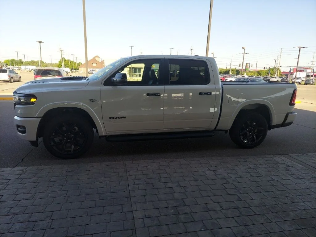 New 2026 Bright White Clear-Coat Exterior Paint RAM Laramie image 5