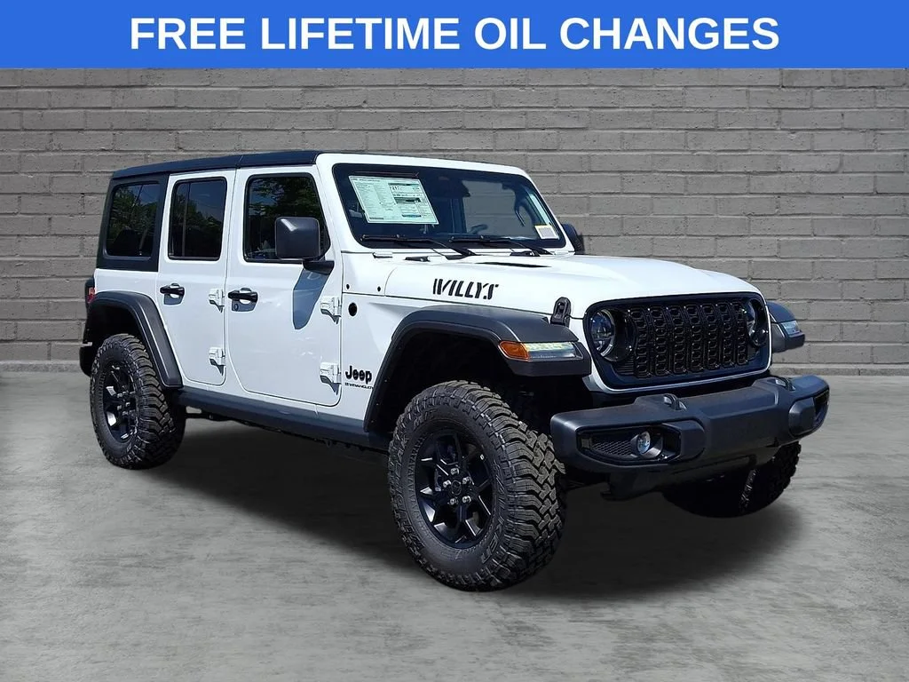 New 2026 Bright White Clearcoat Jeep Willys image 1