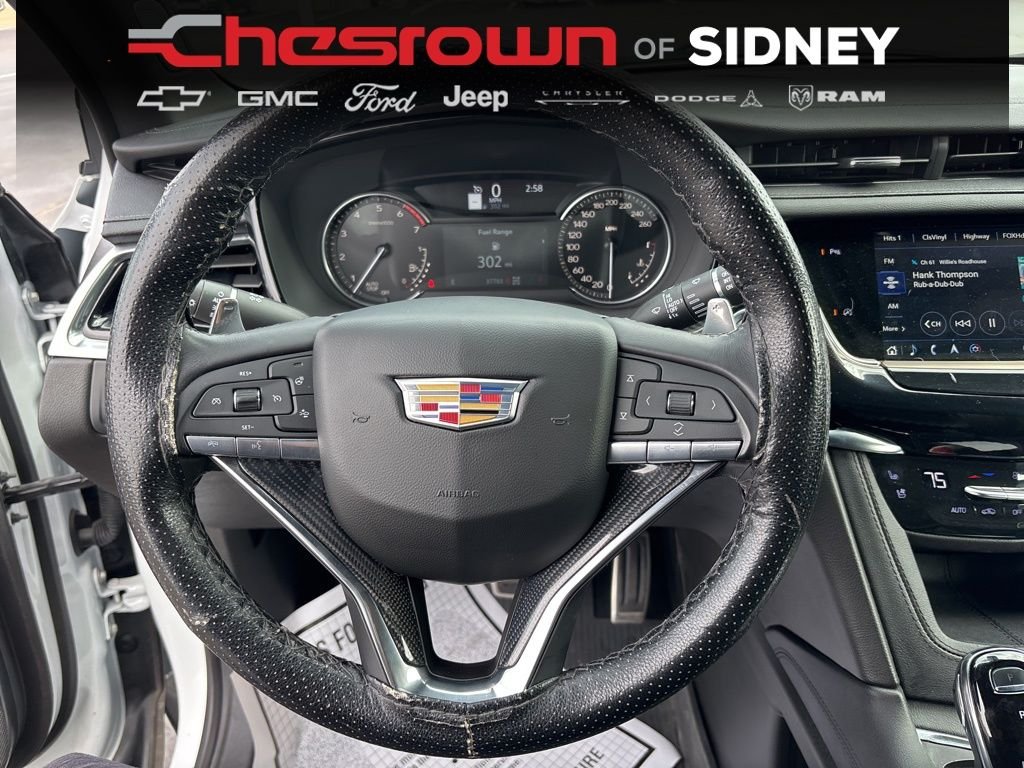 Used 2024 Crystal White Tri-Coat Cadillac Sport image 14