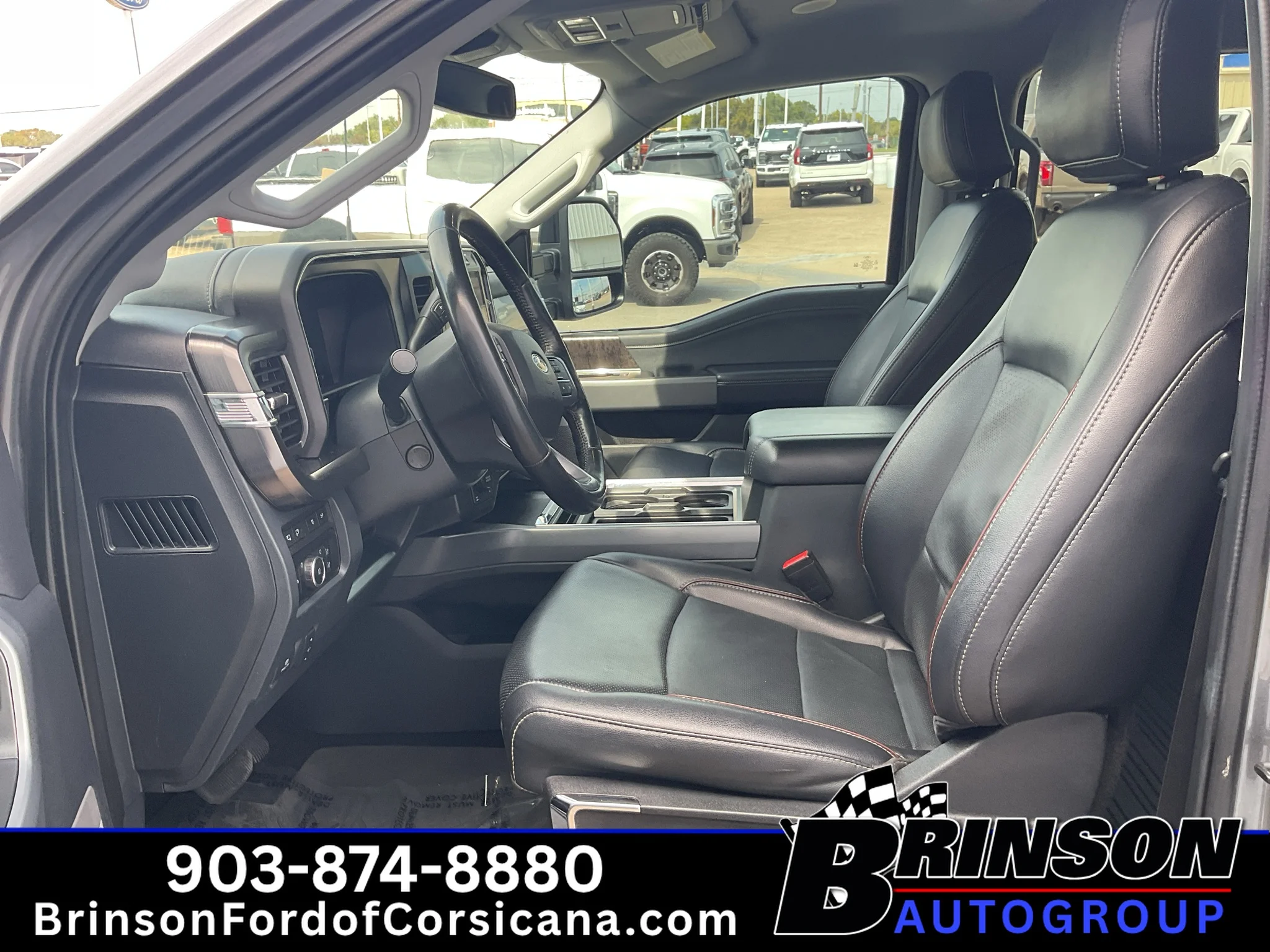 Used 2024 Carbonized Gray Metallic Ford LARIAT image 26