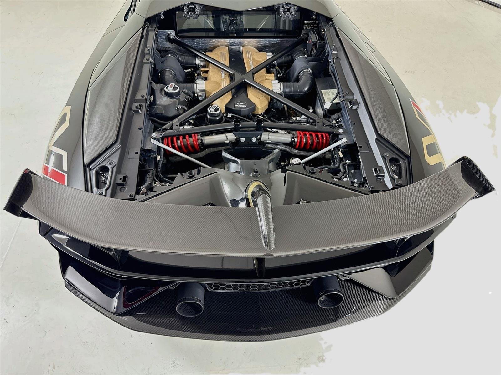 Used 2020 Nero Aldebaran Lamborghini SVJ | Boden Exhaust | Ext Carbon Pkg image 49