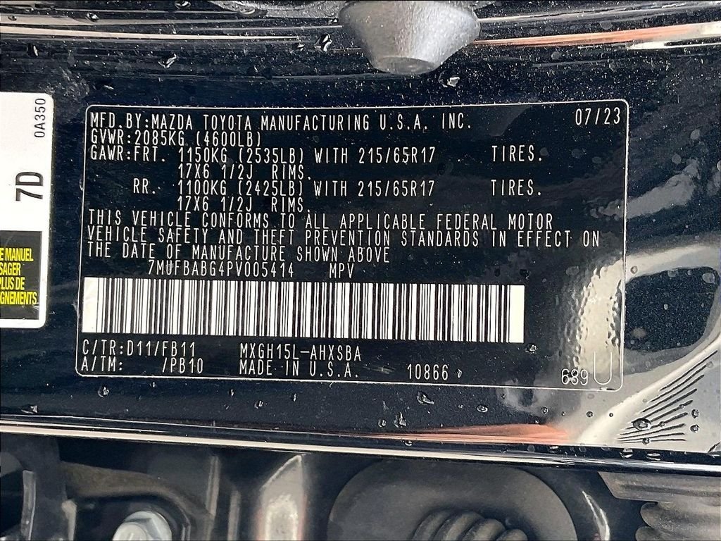 Used 2023 Jet Black Toyota Hybrid SE image 31