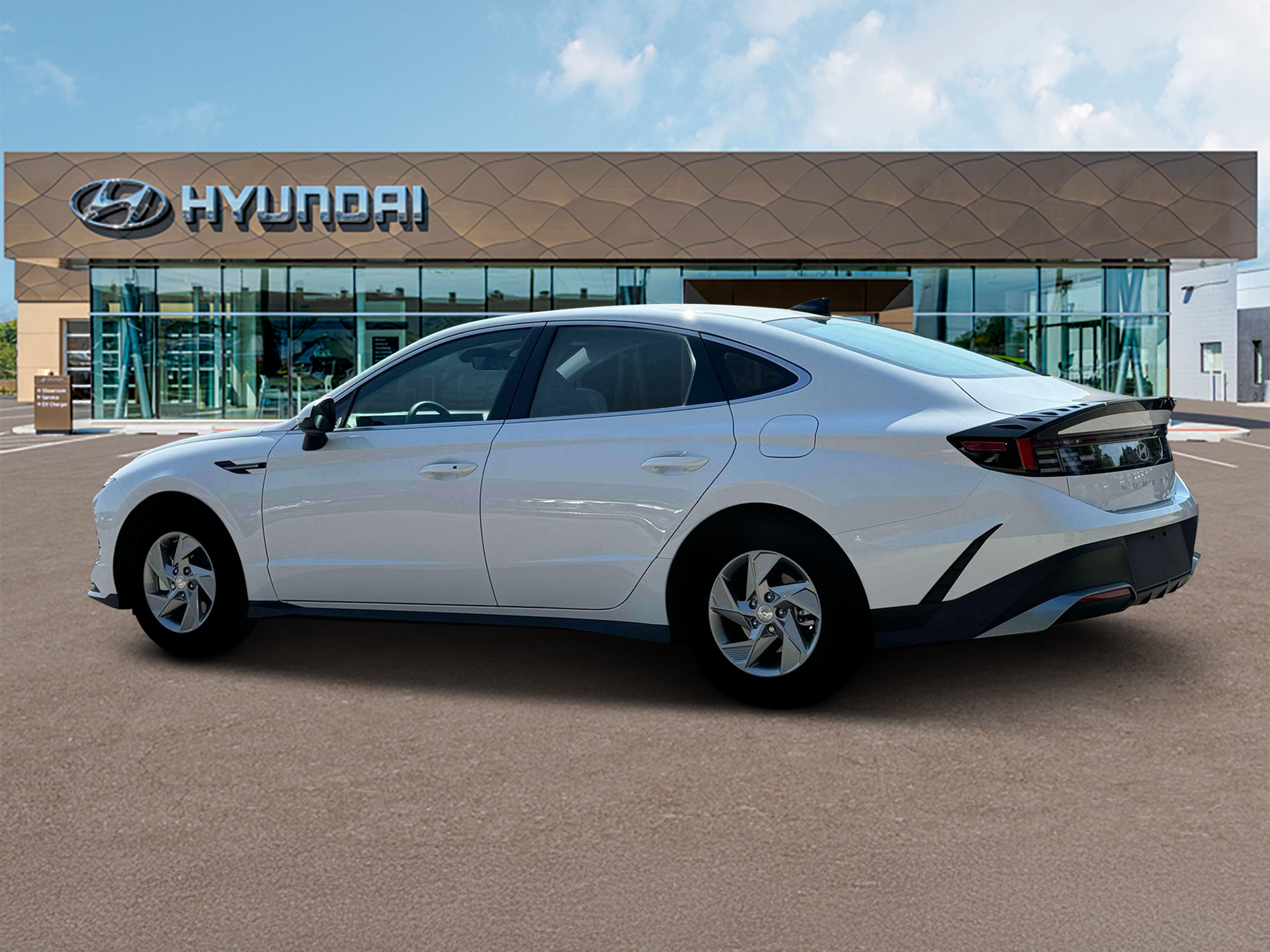 New 2025 White Hyundai SE image 4