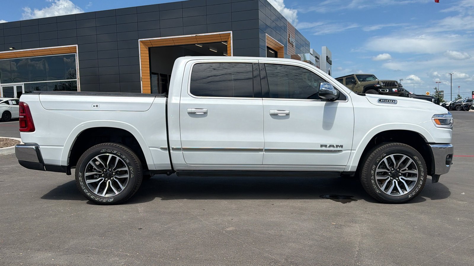 Used 2026 Ivory White Tri-Coat Pearlcoat RAM Limited image 4