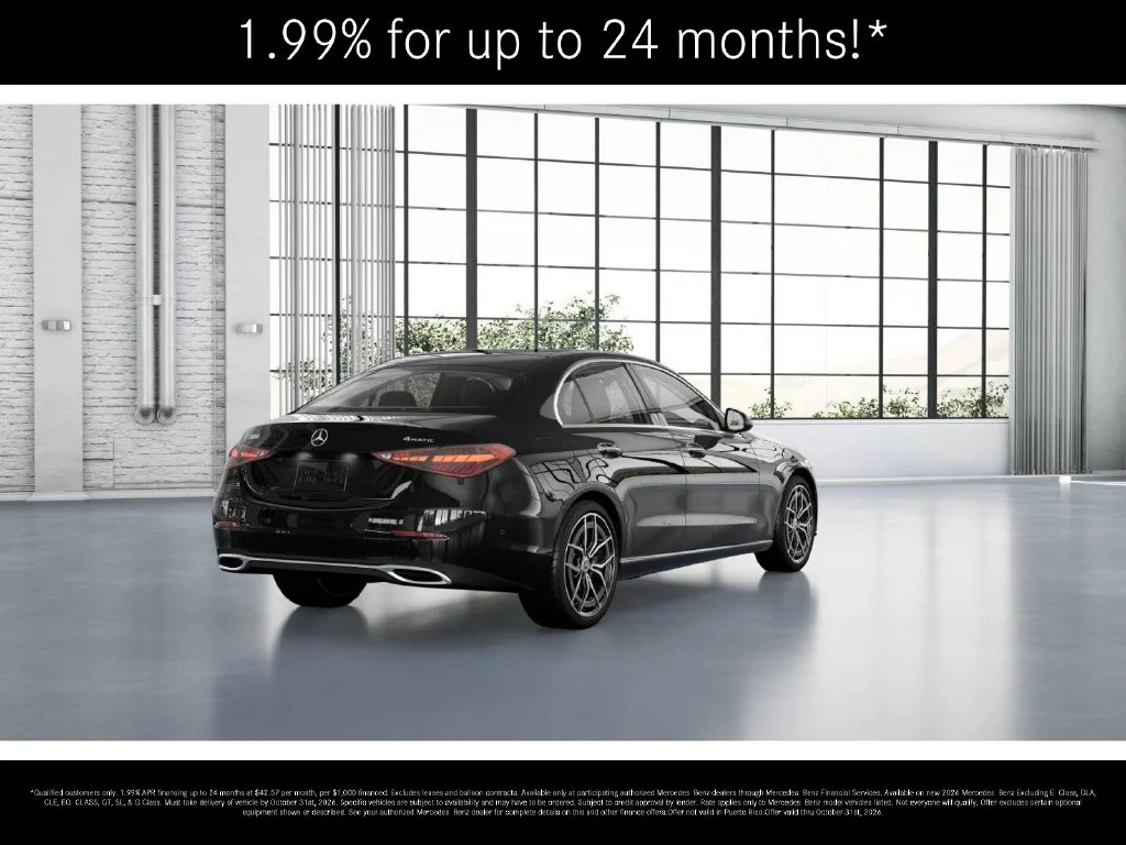 New 2026 Black Mercedes-Benz C 300 image 22