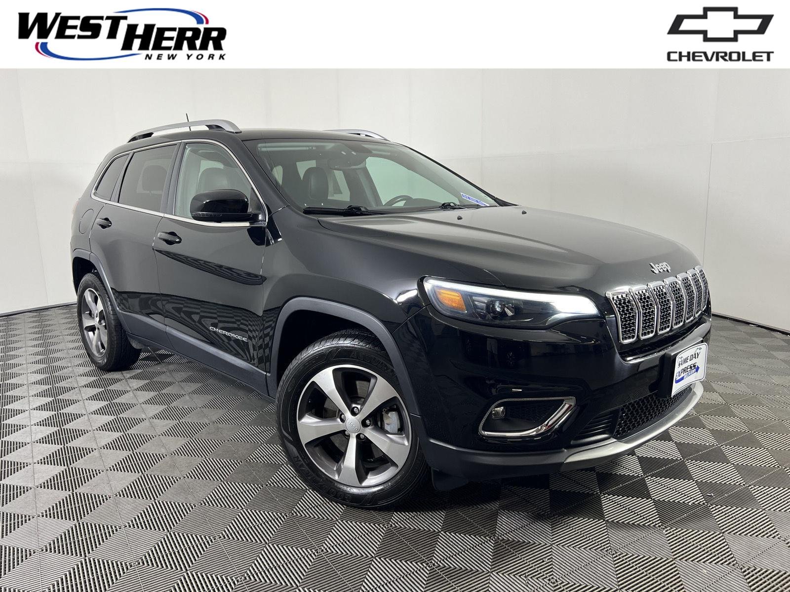 Used 2020 Diamond Black Crystal Pearlcoat Jeep Limited image 1