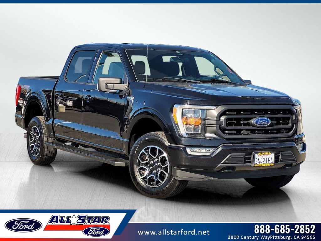 Certified Used 2023 Black Ford XLT image 1
