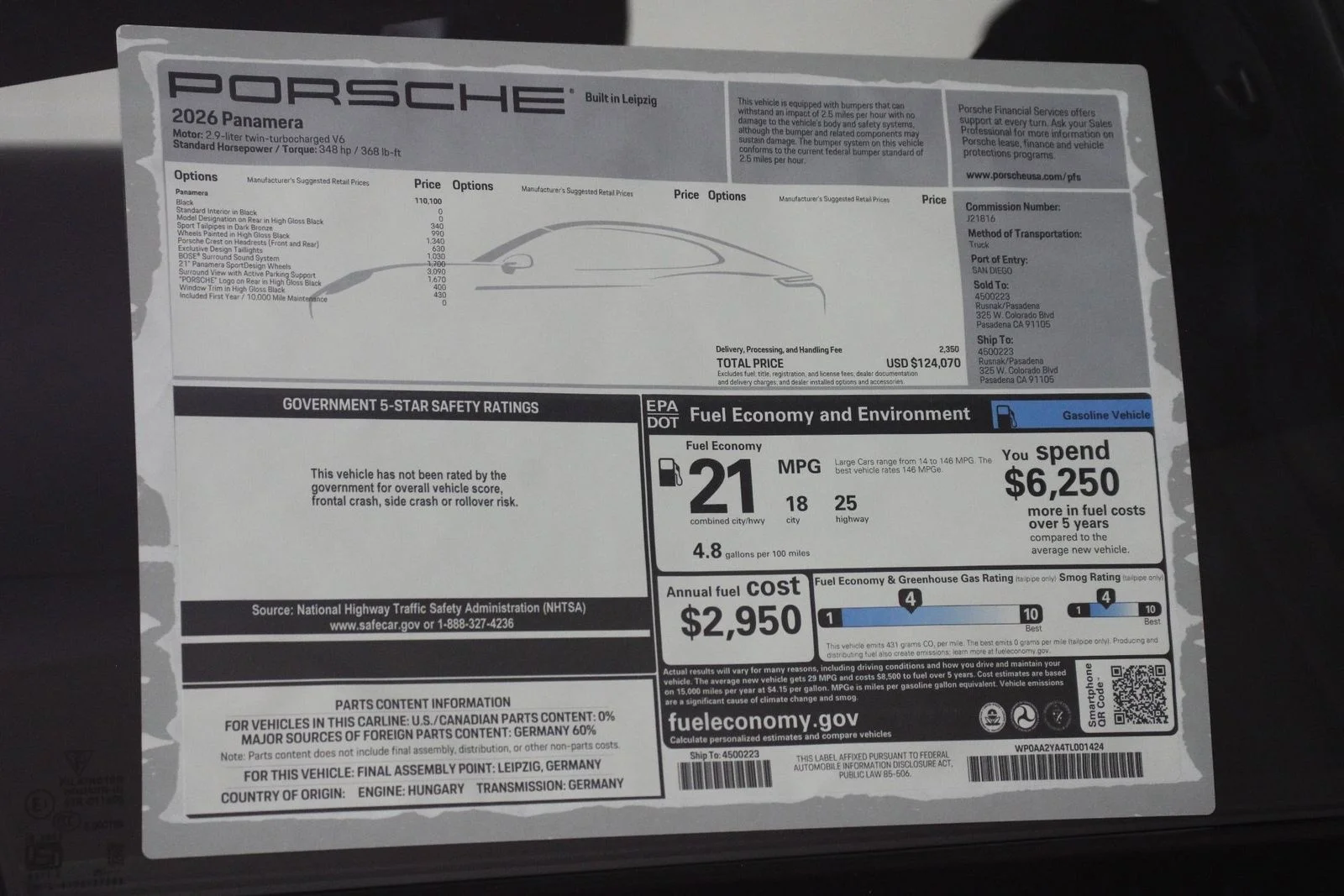2026 Porsche Panamera Base - Photo 25