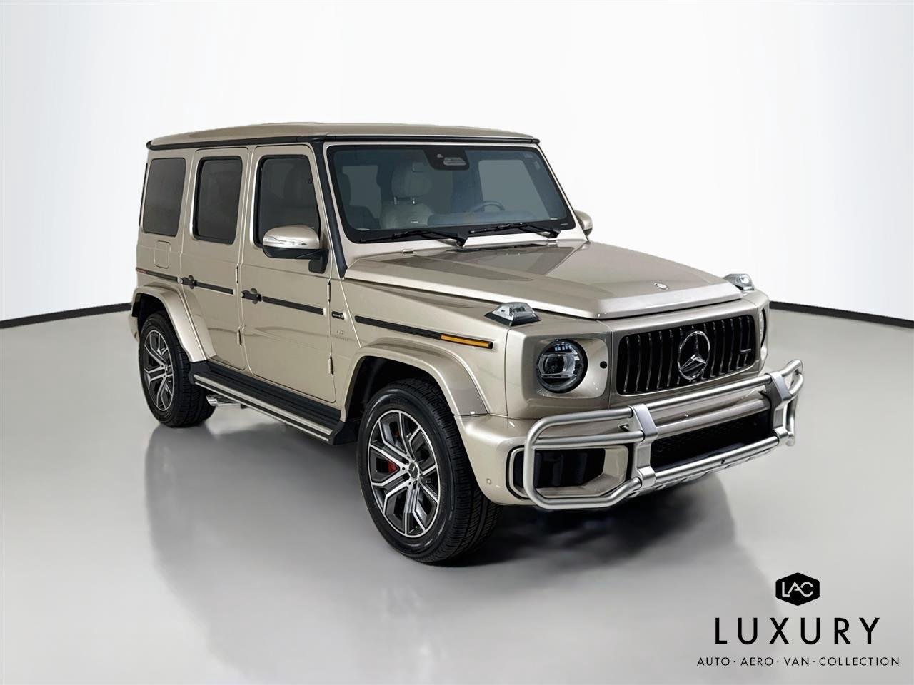Used 2026 MANUFAKTUR Desert Silver Metallic Mercedes-Benz AMG® G 63 | AMG® Cross Spoke Wheels | Performance Pkg image 2