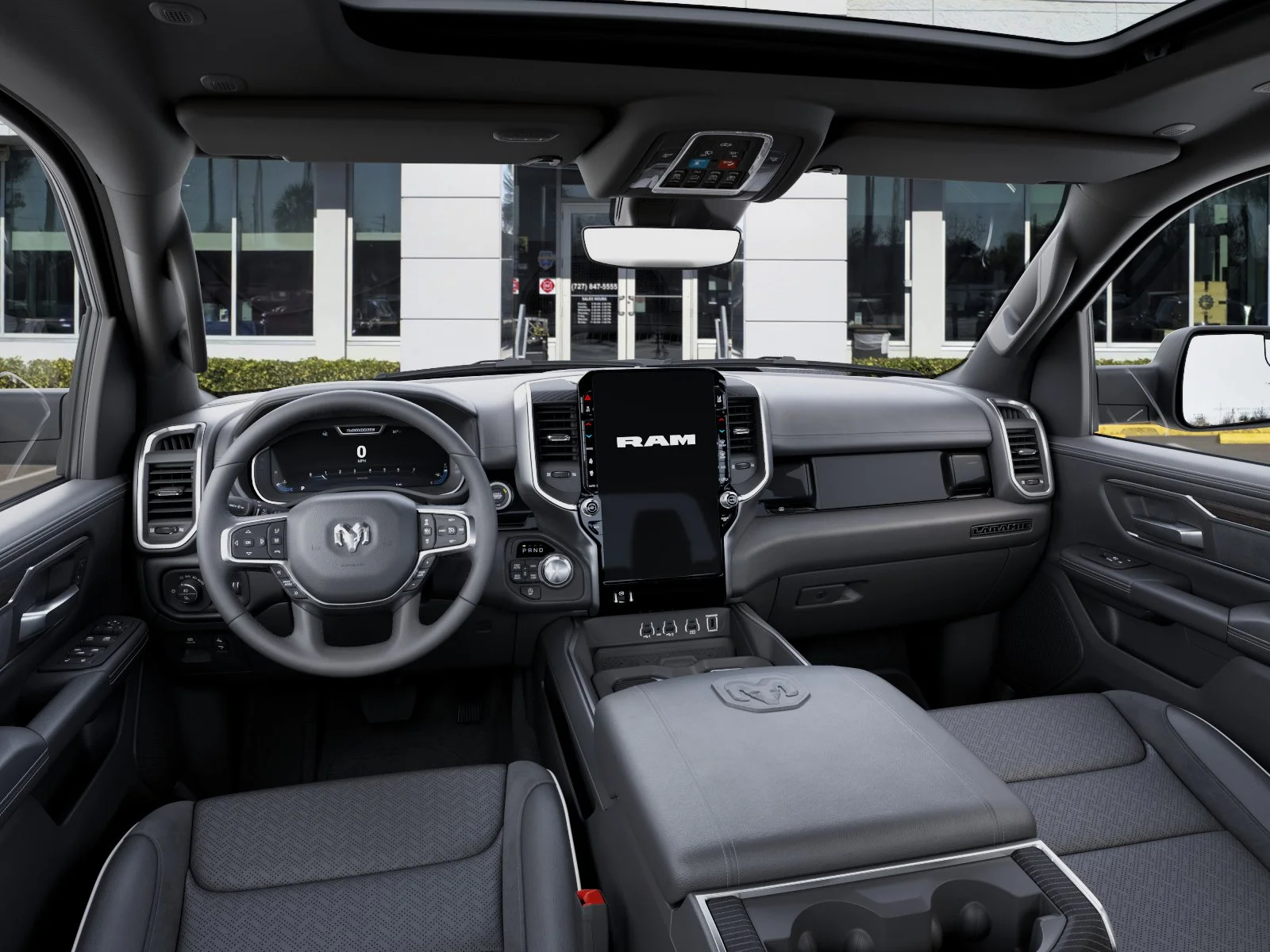 New 2026 Diamond Black Crystal Pearl-Coat Exterior Paint RAM Laramie image 45