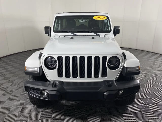 Used 2020 White Jeep Unlimited Sahara Altitude image 12
