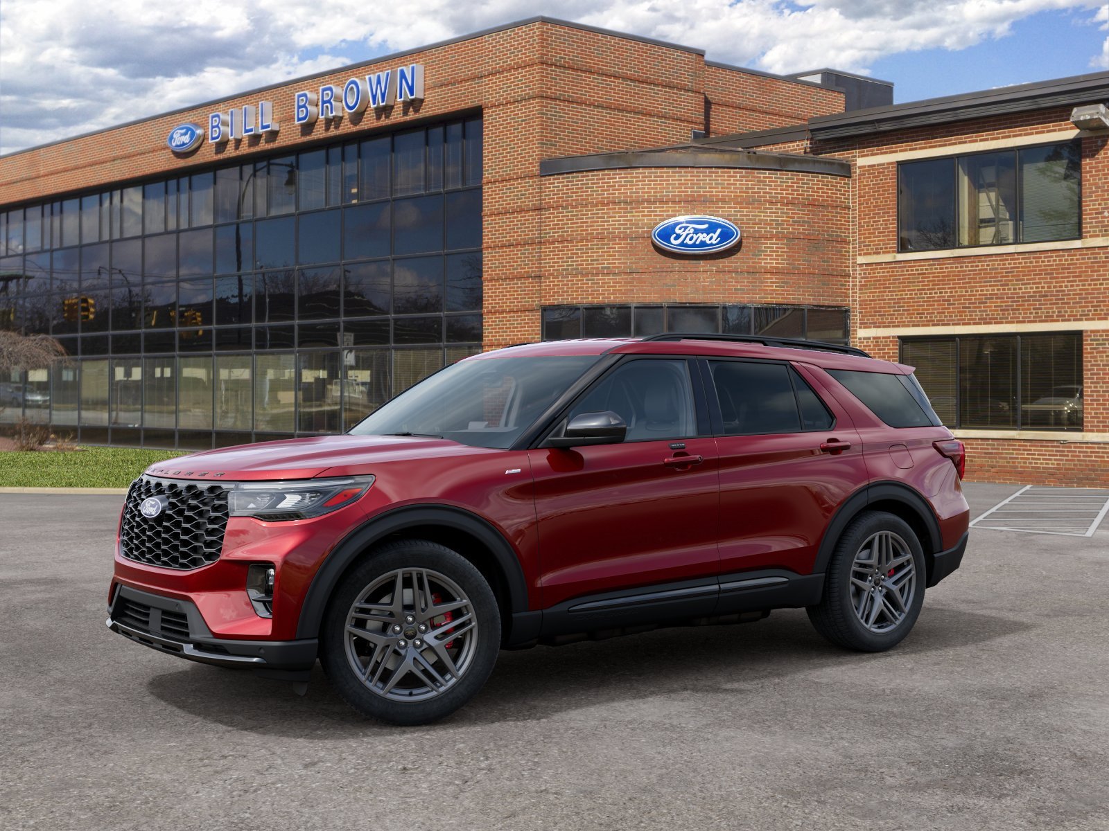 New 2027 Ruby Red Metallic Tinted Clearcoat Ford ST-Line image 1