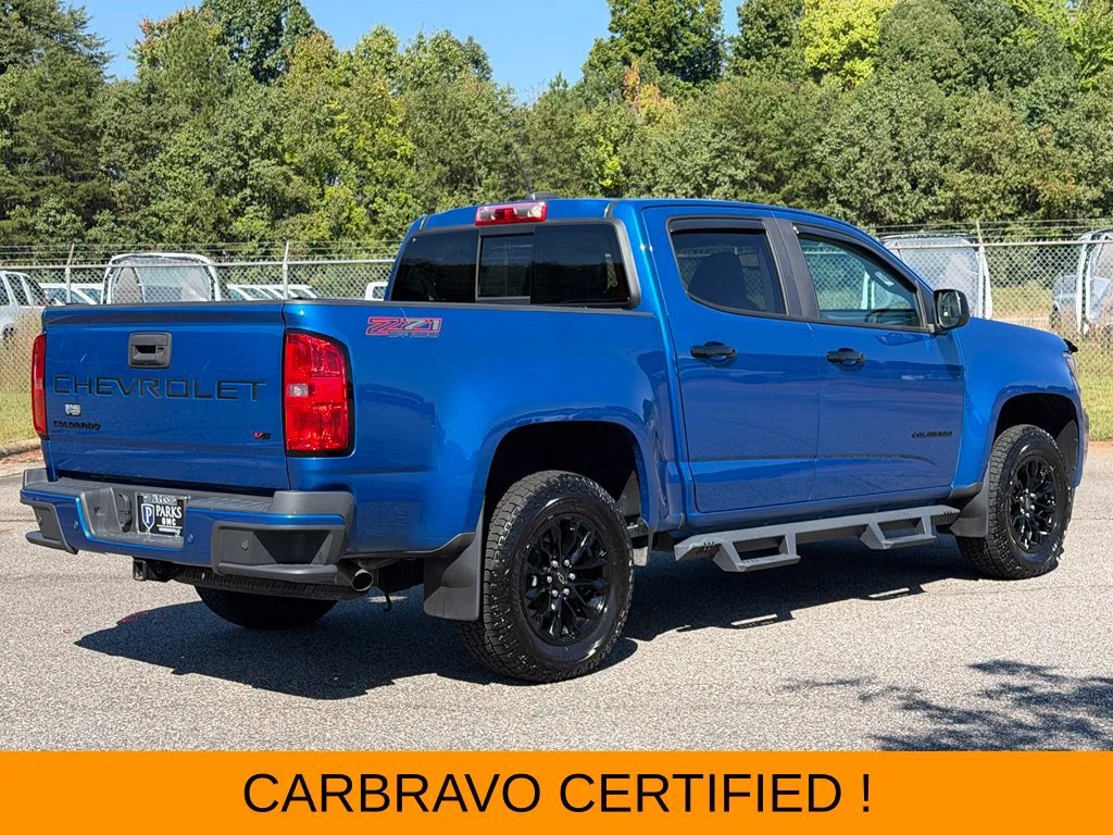 Used 2022 Bright Blue Metallic Chevrolet Z71 image 2