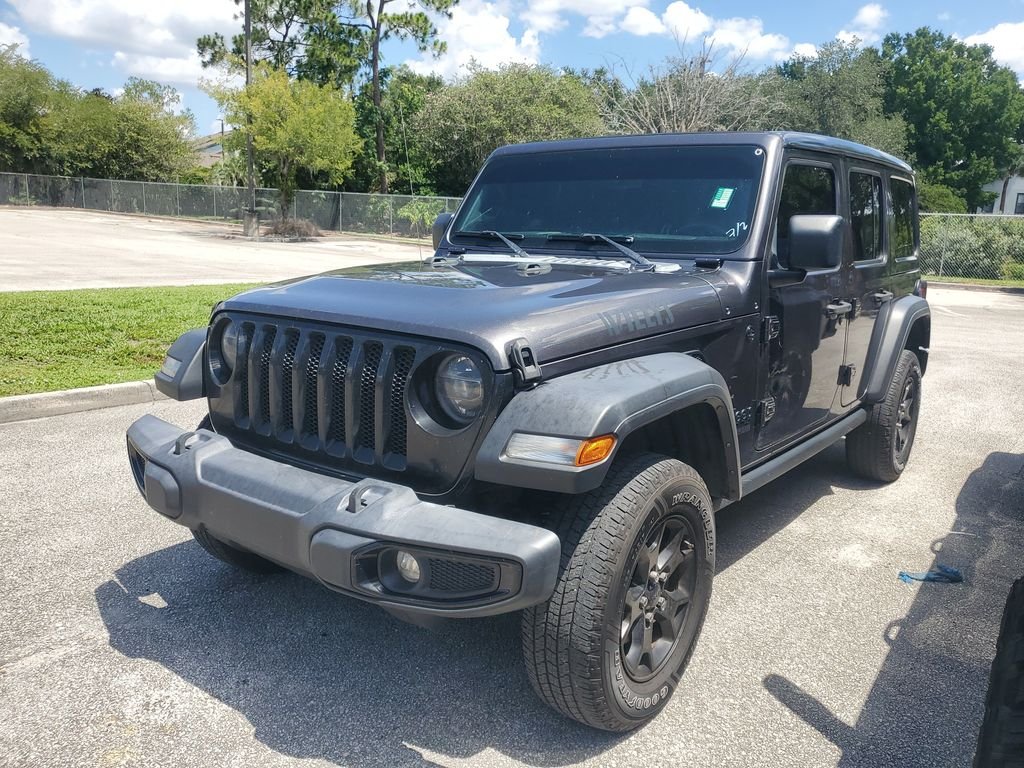 Used 2022 Gray Jeep Unlimited Willys image 2