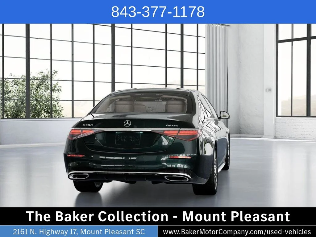 Certified Used 2026 Emerald Green Metallic Mercedes-Benz S 500 image 24