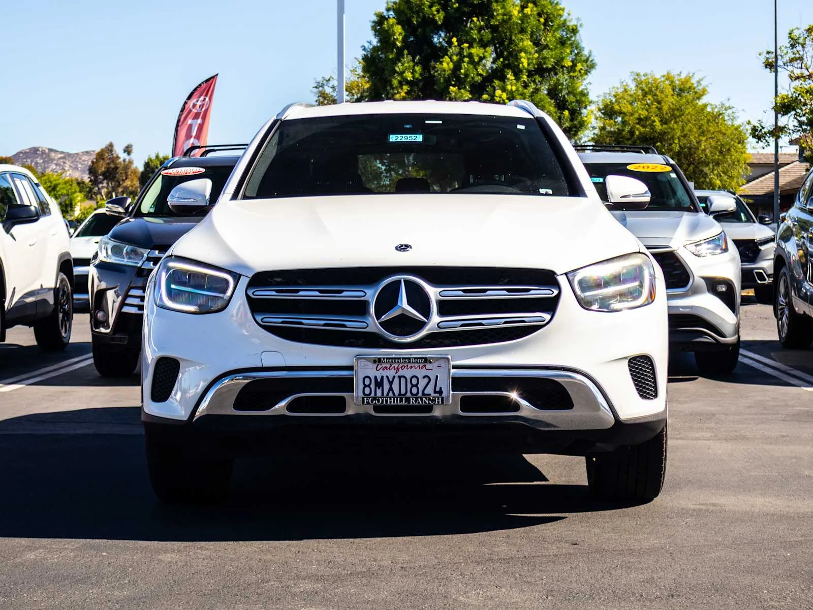 Used 2020 Polar White Mercedes-Benz GLC 300 image 2