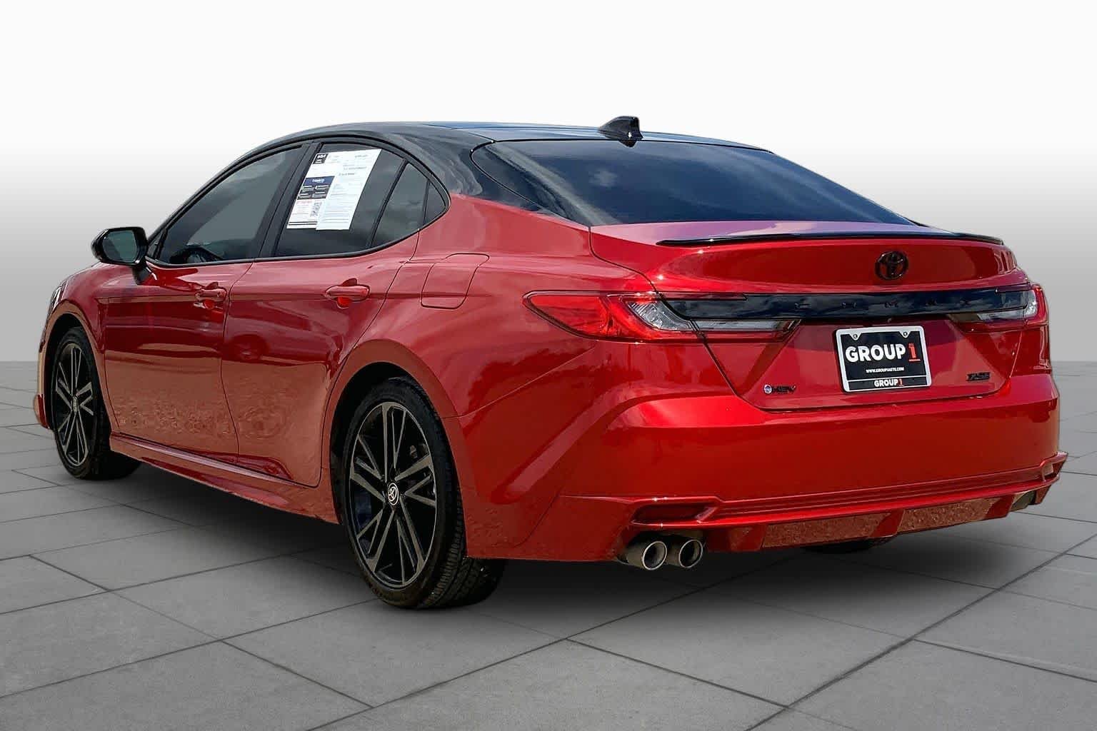 Used 2025 Supersonic Red/Midnight Black Metallic Toyota XSE image 12