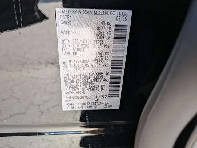 New 2026 Super Black Nissan Platinum image 35