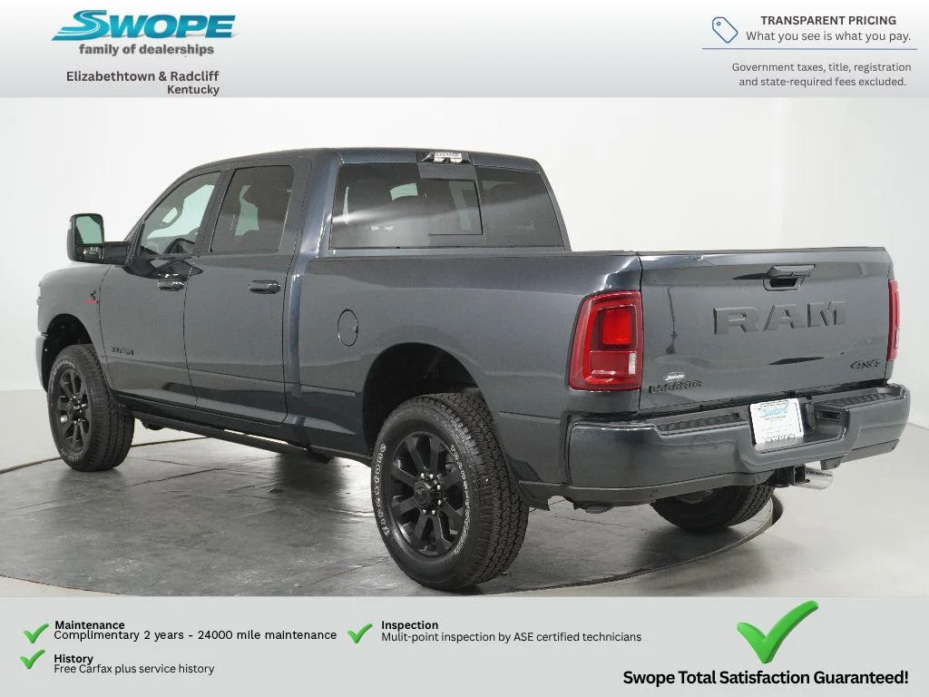 New 2026 Forged Blue Metallic Exterior Paint RAM Laramie image 5